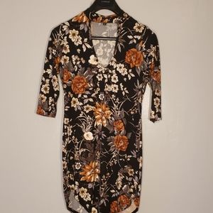 Floral Midlength Maxi Dress